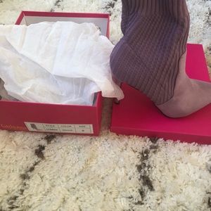 Catherine malandrino purple boots.